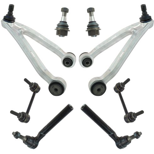 06-10 Hummer H3; 09-10 H3T Front Steering & Suspension Kit (8 Piece)