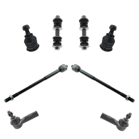 03-05 Toyota Echo; 04-06 Scion xA xB (w PS) Front Steer Suspension Kit (8pc)