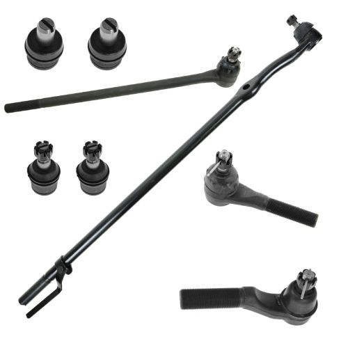87-97 Ford F250; F350 2WD Front Steering & Suspension Kit (8pc)