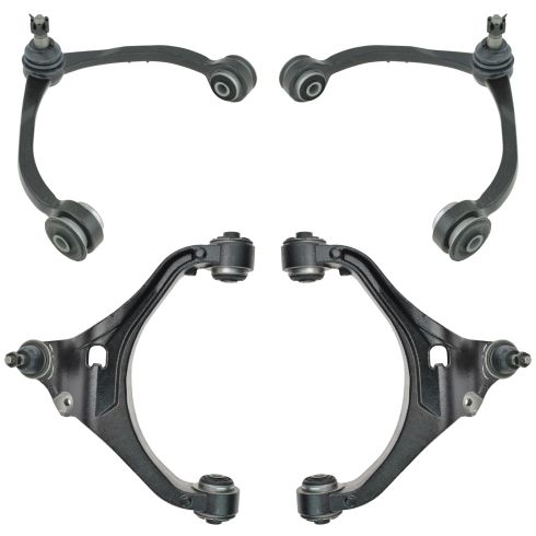 05-11 Dodge Dakota; 06-09 Raider Front Upper & Lower Ctrl Arm Kit (4pc)