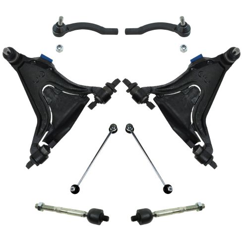 98-00 Volvo C70; 01-04 C70 FWD Front Steering & Suspension Kit (8pc)