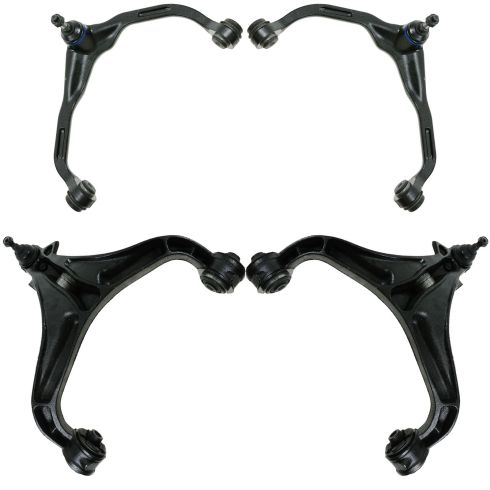 08-11 Jeep Liberty; 07-11 Dodge Nitro Front Upper & Lower Control Arm Set (4pc)