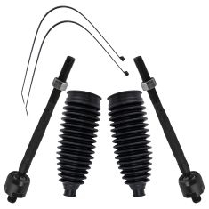 09-14 Nissan Murano Inner Tie Rod End w/ Boot Kit 4pc