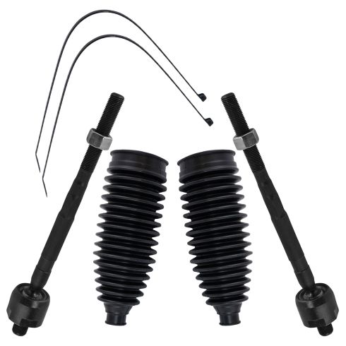 09-14 Nissan Murano Inner Tie Rod End w/ Boot Kit 4pc