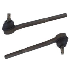 78-95 Buick Chevy GMC Olds Pontiac Multifit 2WD Front Inner Tie Rod End PAIR (Moog)