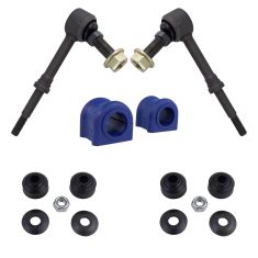 06-08 Dodge Ram 1500; 06-09 2500, 3500 w/4WD Front Sway Bar Link & Bushing Kit (4 Piece Set) (Moog)