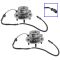 00-04 Ford F150 4x4 Front Hub & Bearing w/4whl ABS Pair