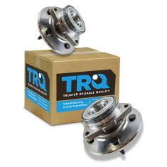97-00 Ford F150 PU 4x4 w/RWAL Front Hub & Bearing Pair