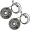 00-01 Dodge 1500 PU 4WD AWAL Front Hub & Bearing Pair