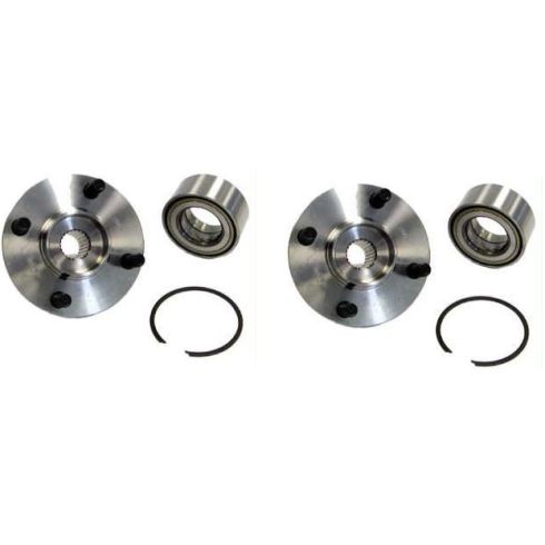 95-96 Dodge Neon 4 Stud Front Hub & Brg Repair Kit Pair