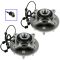 04-(thru 11/28/04) Ford F150 New Body 6 Stud 4WD Front Wheel Bearing & Hub PAIR