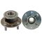 94-03 Escort; 92-96 MX-3; 95-03 Protege; 94-99 Tracer w/ABS Rear Wheel Bearing & Hub Assy PAIR