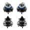 99-05 Chevy, Olds, Pontiac Multifit Front & Rear Wheel Bearing & Hub Assemblies (Set of 4)