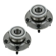 97-02 Daewoo Leganza w/ABS Rear Wheel Bearing & Hub Assy PAIR