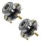 02-07 Mitsubishi Lancer ES w/ABS w/4 Lug Rear Wheel Bearing & Hub Assembly PAIR
