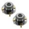 02-07 Mitsubishi Lancer ES w/ABS w/4 Lug Rear Wheel Bearing & Hub Assembly PAIR