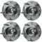 07-10 Saturn Sky; 06-08 Solstice w/ABS; 09-10 Solstice Frnt & Rear Whl Bearing & Hub Assy (Set of 4)