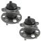 06-15 Toyota Yaris w/ABS; 12-15 Prius C Rear Wheel Bearing & Hub Assy Pair