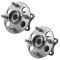 06-15 Toyota Yaris w/ABS; 12-15 Prius C Rear Wheel Bearing & Hub Assy Pair
