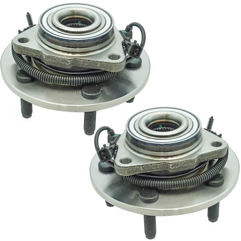 KUSATEC 515003 [2 Pack] Front Wheel Bearing And Hub Assebly Copatible