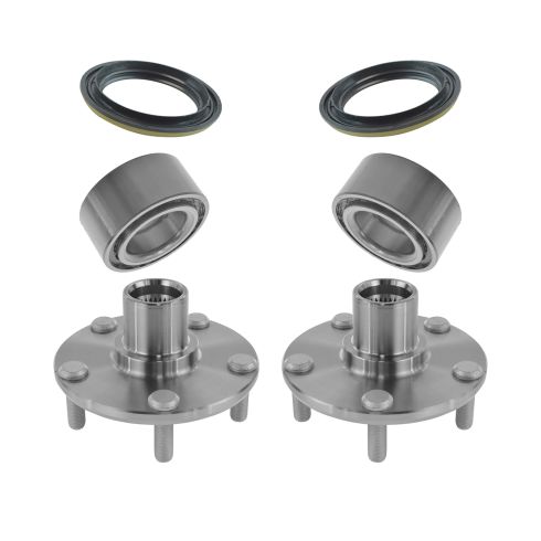 96-99 I30, 95-99 Maxima, Front Wheel Bearing,Hub & Seal Kit LH RH Pair