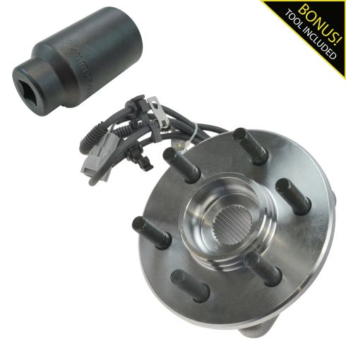 97-04 Dodge Dakota 4x4 w/AWAL Frt Hub & Bearing RF with 32mm Socket