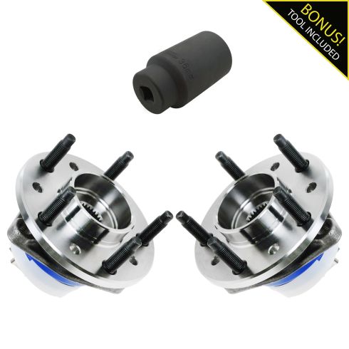 1997-05 GM Cars Front Hub Bearing Pair with 36mm Socket