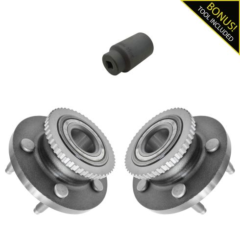 97-02 Ford Crown Vic w/ABS Front Hub & Bearing Pair with 36mm Socket