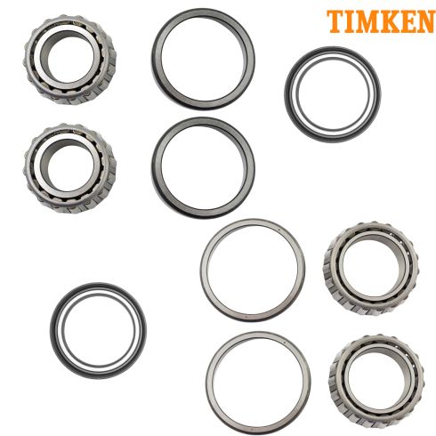 Ford, Freighltiner, Hino Multifit Front Inner & Outer Wheel Bearings & Seals LH & RH