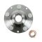 Front Wheel Bearing w Hub Kit 4pc