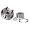 Front Wheel Hub and Bearing Kit Pair