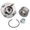 Front Wheel Hub and Bearing Kit Pair