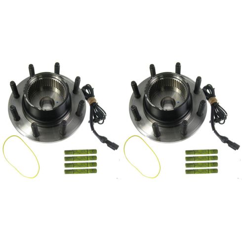 02-05 Ford SD Trucks 4WD SRW AWAL Frnt Hub & Brng (MOTORCRAFT) PAIR