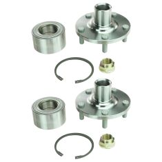 92-03 Toyota Camry 4 cyl Solara Lexus RX300 Hub & Bearing Kit FRONT (Timken) PAIR