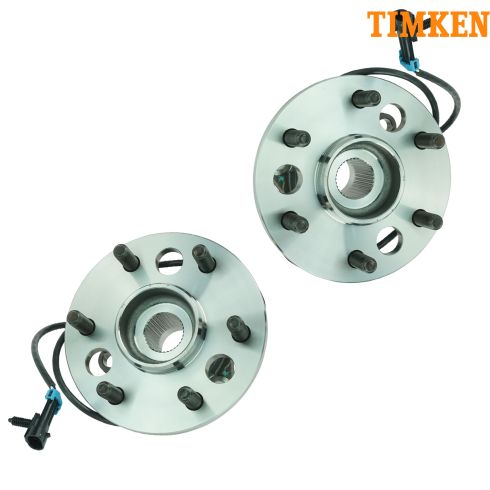 95-00 GM Full Size PU & SUV (exc Diesel) Front Wheel Hub & Bearing PAIR (Timken)