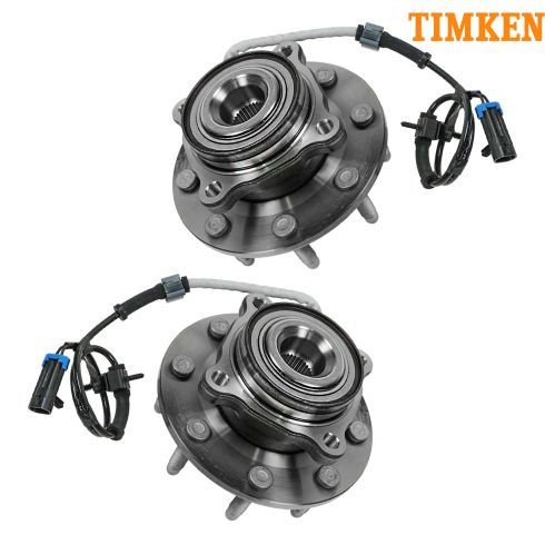 99-06 Chevy Truck HD 8 Lug  Front Hub & Bearing Assy PAIR (Timken)