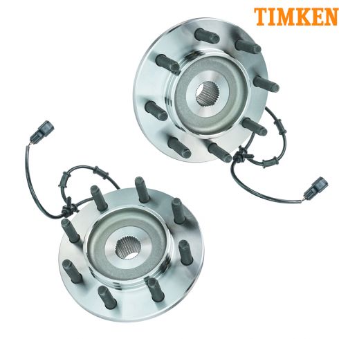 03-05 Dodge Ram 2500 3500 4x4 Front Hub & Bearing Assembly PAIR (Timken)