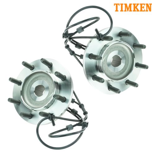 00-02 Dodge 2500 3500 Multifit Front Hub & Bearing PAIR (Timken)