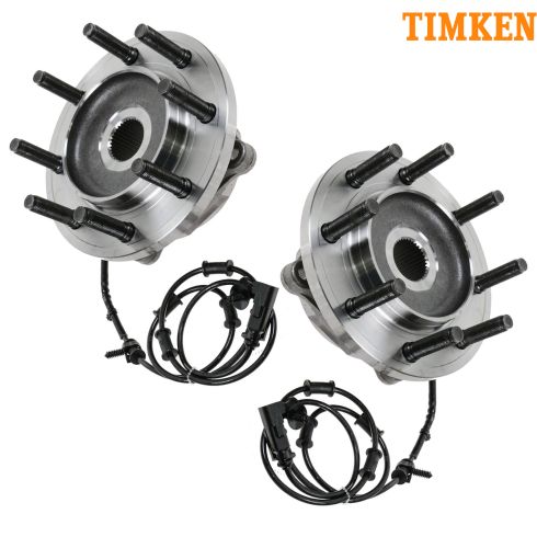 09-11 Dodge Ram 2500, 3500 w/4WD, 3500 Cab & Chs w/2WD Frnt Whl Bng & Hub PAIR (Timken)