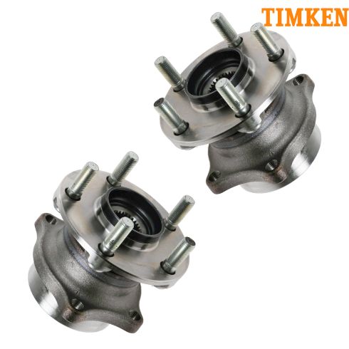09-11 Subaru Forester, 08-11 Impreza (exc STi) Rear Wheel Bearing & Hub Assy PAIR (Timken)