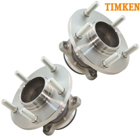 04-12 Mazda 3; 06-10, 12 Mazda 5 (w/ABS) Rear Wheel Bearing & Hub Assy PAIR (Timken)