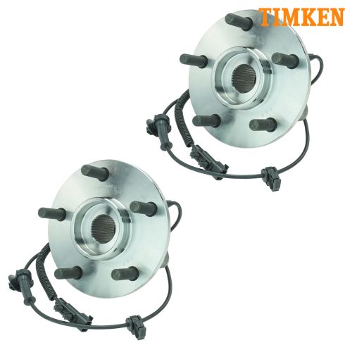 07-12 Jeep Wrangler Front Wheel Bearing & Hub Assy PAIR (Timken)