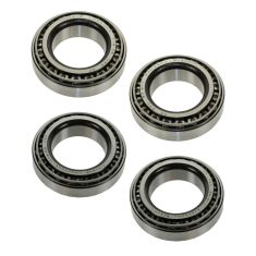 Chevy, Dodge, Ford, GMC, Jeep Front & Rear Bearing & Race (Set of 4) (Timken)
