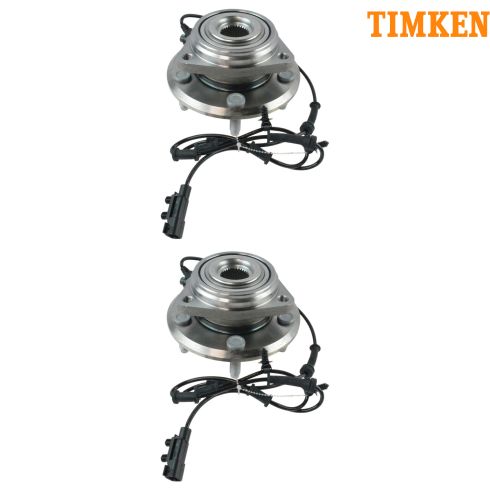 11-14 Jeep Wrangler Front Wheel Bearing & Hub Assy Pair (Timken)