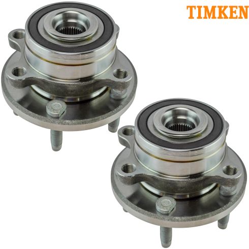 11-16 Ford Explorer; 13-16 Explorer Police Interceptor Front Wheel Hub Pair (Timken)