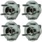 11-16 Ford Explorer; 13-16 Explorer Police Interceptor Front & Rear Wheel Hub Set of 4 (Timken)