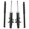 02-09 GM Saab Mid Size SUV Front & Rear Shock Absorber Set of 4