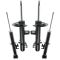 02-12 Mini Cooper, Cooper S; 11-12 Countryman (exc Elect) Front & Rear Shock Absorber Kit (Set of 4)