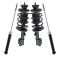 2004-2011 Chevy Aveo, 06-11 Aveo5; 09-10 Pontiac G3 Front Strut Assembly & Rear Shock Set (Kit of 4)