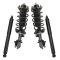08-10 Honda Odyssey Front Strut Assembly & Rear Shock Kit (Set of 4)